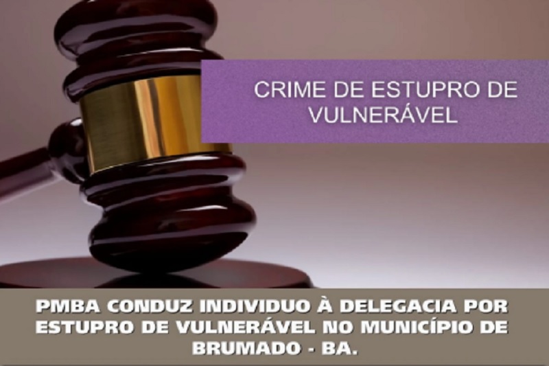 CIPRv conduz homem à delegacia por suspeita de estupro de vulnerável em Brumado