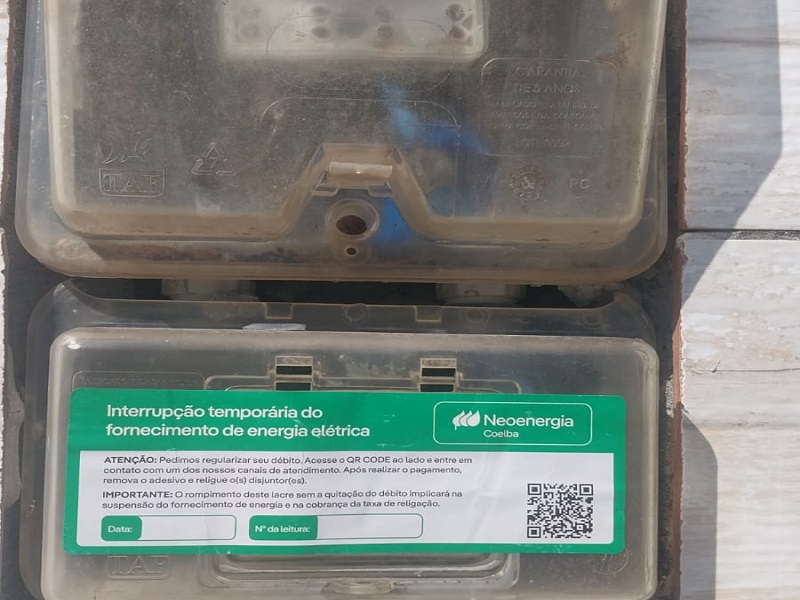 Brumado: Neoenergia Coelba esclarece que selo com QR Code em medidores é oficial e não se trata de golpe