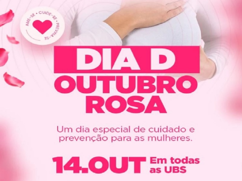 Unidades de saúde de Brumado vão promover ações do Outubro Rosa nesta quarta-feira (14)
