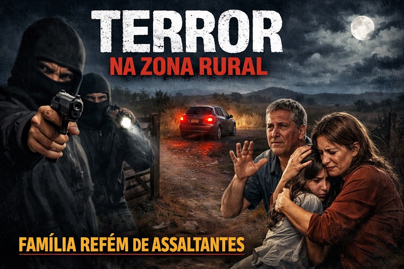 Brumado: Família vive momentos de terror durante assalto na próximo a comunidade da Moenda