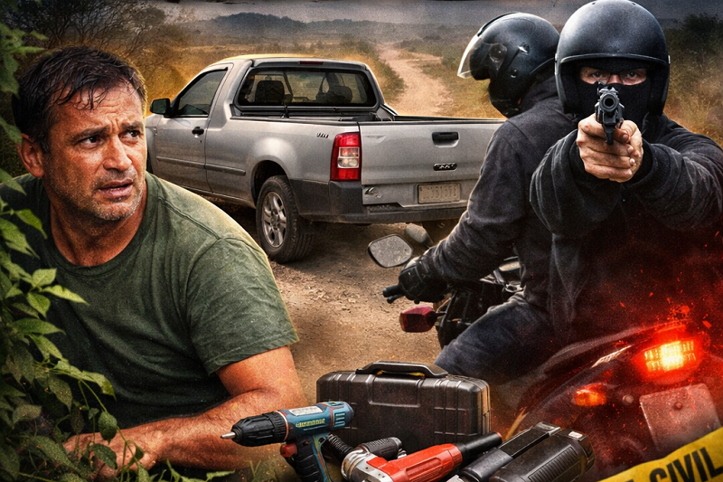 Brumado: Pedreiro tem caminhonete e ferramentas roubadas durante assalto na Região de Arrecife