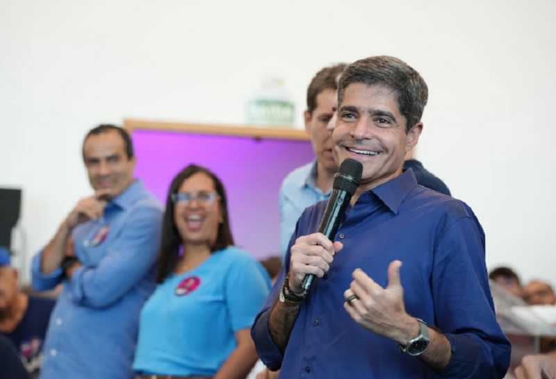 União Brasil oficializa ACM Neto como candidato ao Governo da Bahia em convenção em Salvador