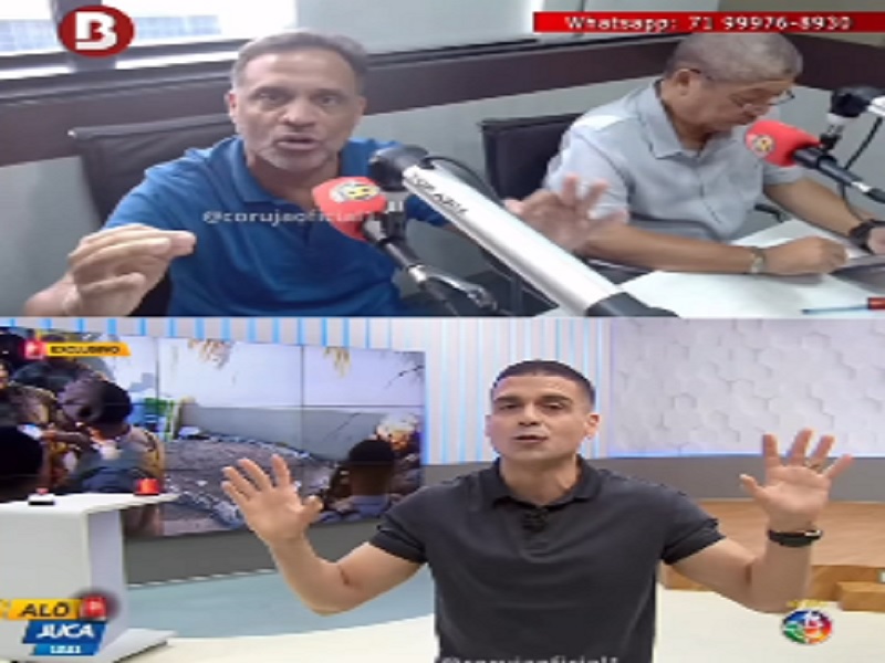 Troca de acusações ao vivo expõe rivalidade entre apresentadores de Rádio e TV em Salvador