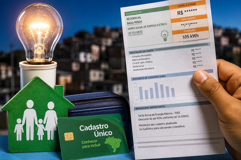 Mais de 330 mil famílias na Bahia podem perder desconto na conta de luz por divergências no cadastro