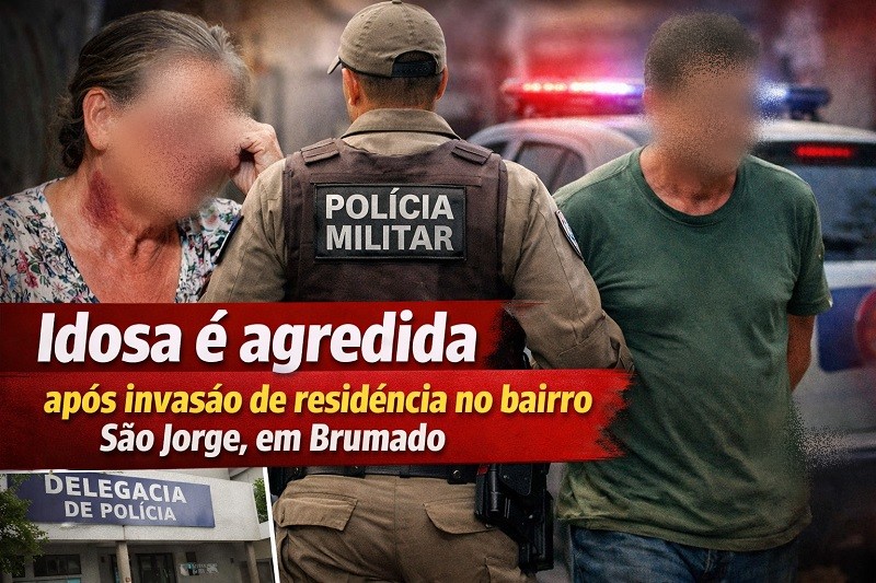 Idosa é agredida após invasão de residência no bairro São Jorge, em Brumado