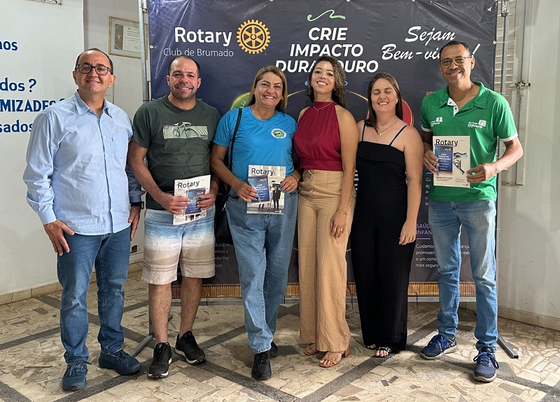 Rotary Club de Brumado apresenta programação do Rotary Day 2026 durante encontro com a imprensa