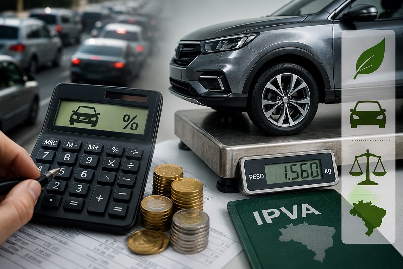 IPVA pode passar a ser calculado pelo peso do veículo em proposta que tramita na Câmara